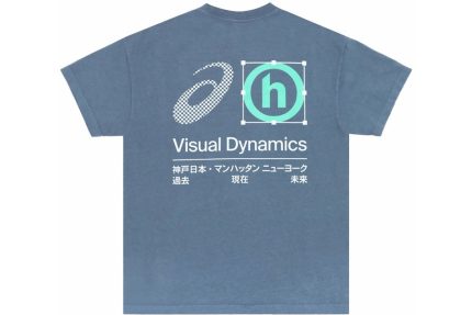 Hidden NY x ASICS Visual Dynamics Tee Blue