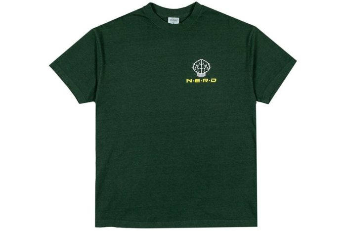 Hidden NY x N.E.R.D Brain Logo T-shirt Green