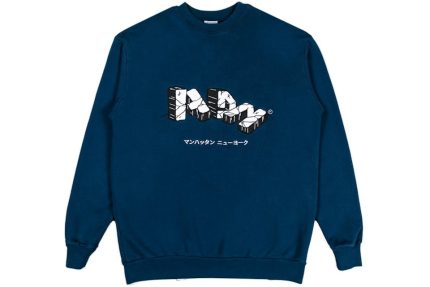 Hidden NY Artifact Crewneck Sweatshirt Navy