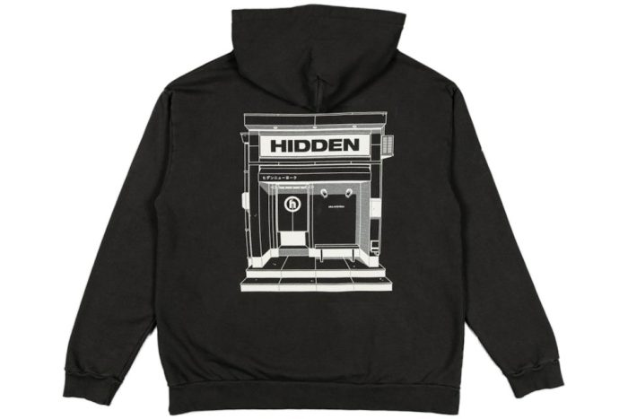 Hidden NY Shopfront Hoodie Black