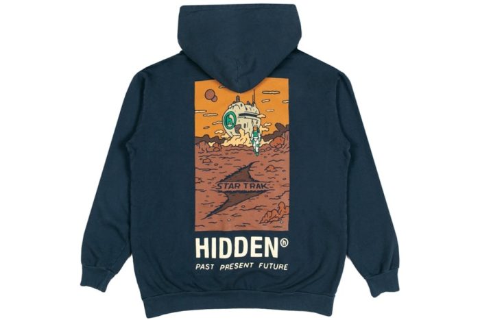 Hidden NY x Star Trak Landing Hoodie Navy