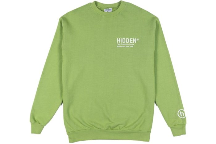 Hidden NY Crewneck Sweatshirt Lime