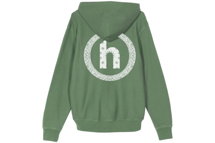 Hidden NY Paisley Hoodie Green