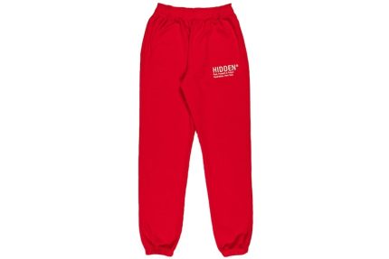 Hidden NY Logo Sweatpants Candy Apple